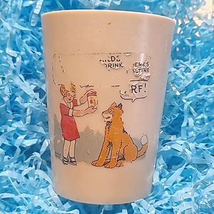 Orphan Annie Ovaltine Beetleware Milk Cup - Vintage